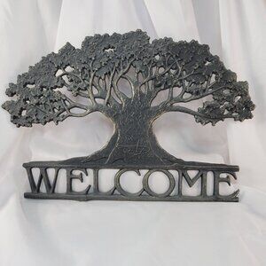 Painted Sky Welcome Sign, Metal Tree Of Life Welcome Sign 2011